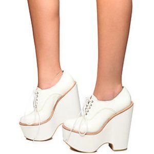 (SOLD)Jeffrey Campbell Truancy Platform wedge